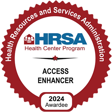 HRSA Health Center Program Access Enhancer 2024 badge